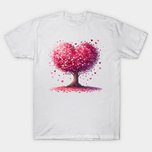 Tree Shaped Hearts T-Shirt